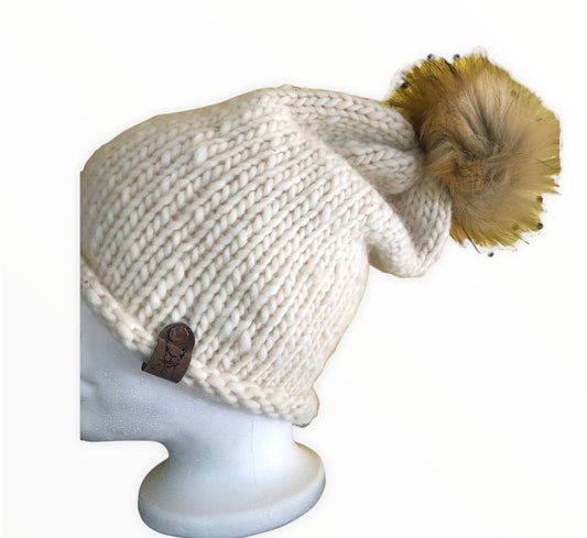 Alpaca Chunky Hat